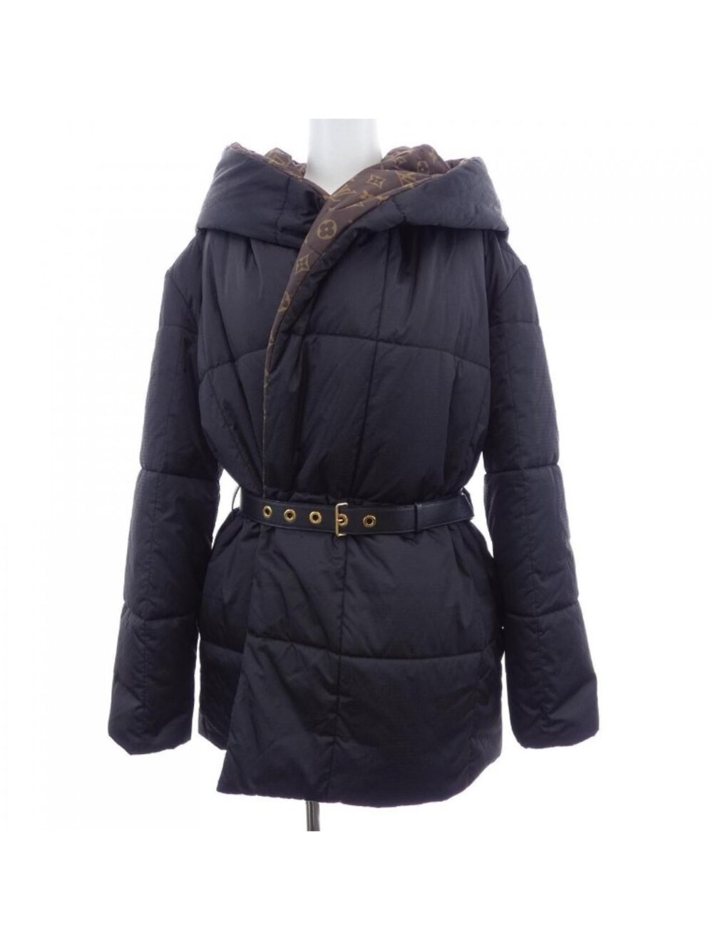 Louis Vuitton Short Pillow Puffer Wrap Coat